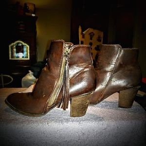 Nine West Brown Boots Size 8.5